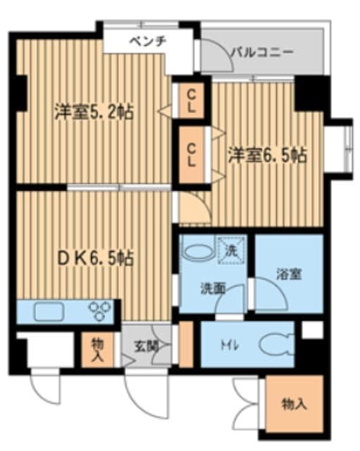 ロフティー平井の物件間取画像