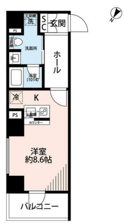 プレール・ドゥーク日本橋浜町の物件間取画像