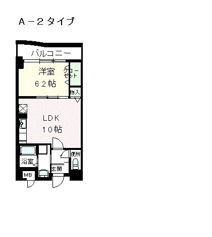 ラポール西大島　ウエストの物件間取画像