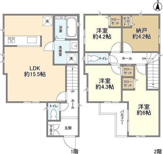 Ｋｏｌｅｔ松戸五香の物件間取画像