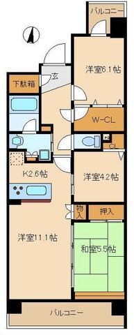 エコロジー錦糸町レジデンスの物件間取画像