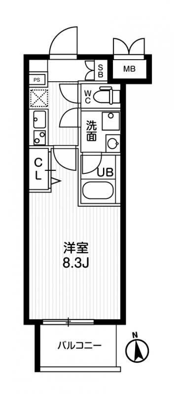 AR向島の物件間取画像