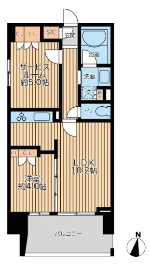 ドゥーエ両国IIの物件間取画像