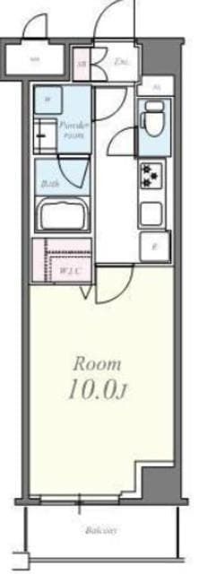 ラディエ　プラージュの物件間取画像