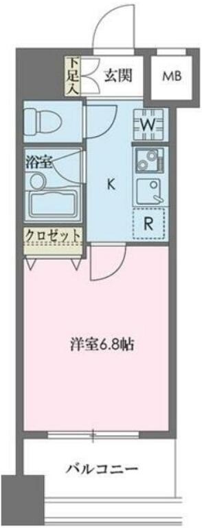 ドゥーエ新川の物件間取画像