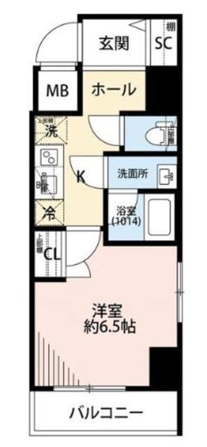 プレール・ドゥーク月島IIの物件間取画像