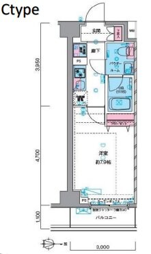 ジェノヴィア押上スカイガーデンの物件間取画像