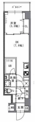 S-RESIDENCE菊川rivieの物件間取画像