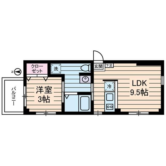 シャリエール森下の物件間取画像