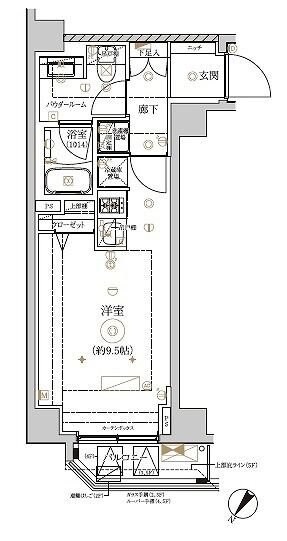 RELUXIA墨田東向島の物件間取画像