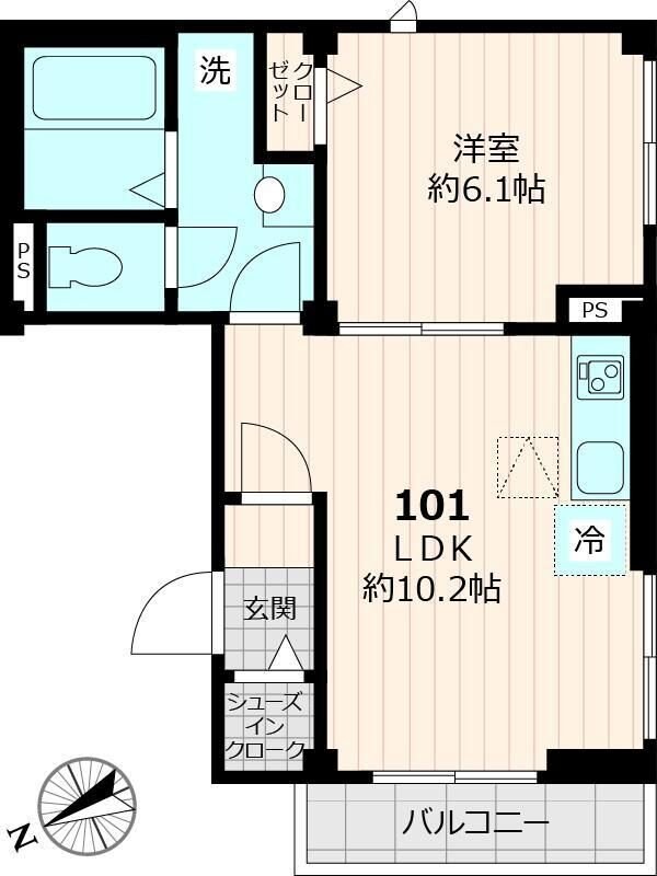 仮称ユアメゾン船堀Sの物件間取画像