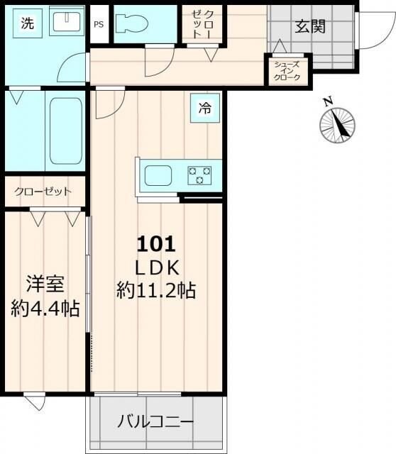 仮称ユアメゾン船堀Ｋの物件間取画像