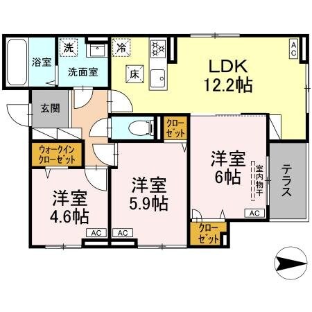 (仮)江戸川区中葛西7丁目PJの物件間取画像