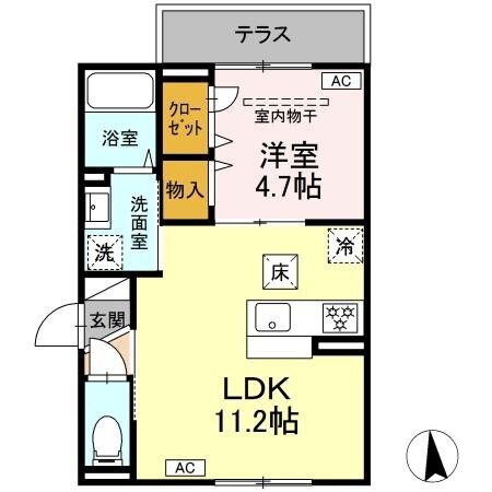 グレース上篠崎の物件間取画像