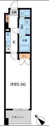 フィオーレ月島の物件間取画像