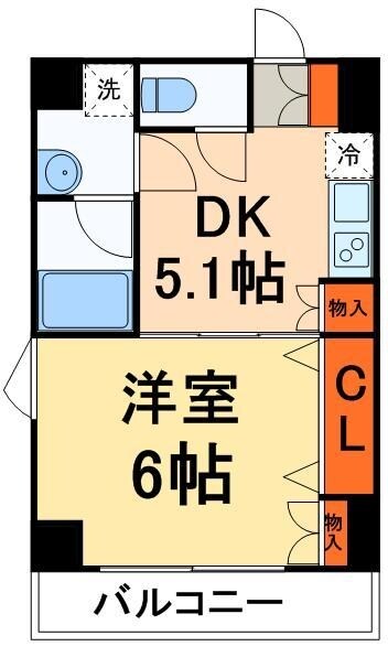 スタイル東上野の物件間取画像