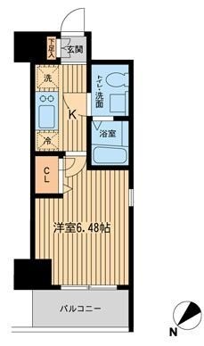 エコロジー潮見レジデンスの物件間取画像