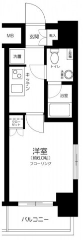 グラントゥルース門前仲町の物件間取画像