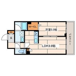 ペアパーク新城の物件間取画像