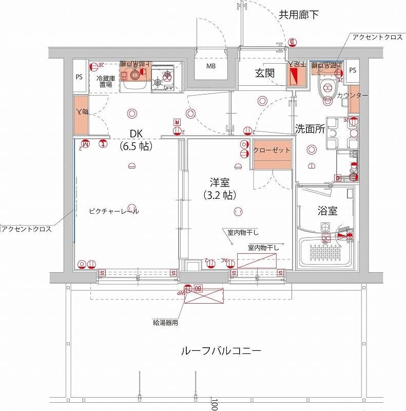 ハーモニーレジデンス武蔵小杉フォレストスクエアの物件間取画像