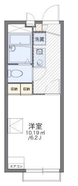 レオパレスカメリアの物件間取画像