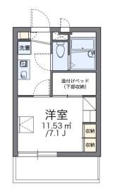 レオパレスＳ　Ｋの物件間取画像