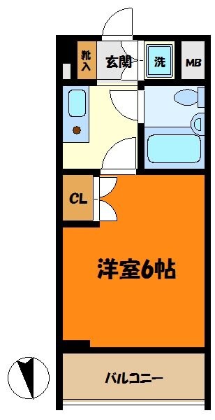 ナイスアーバンステイツ綱島の物件間取画像