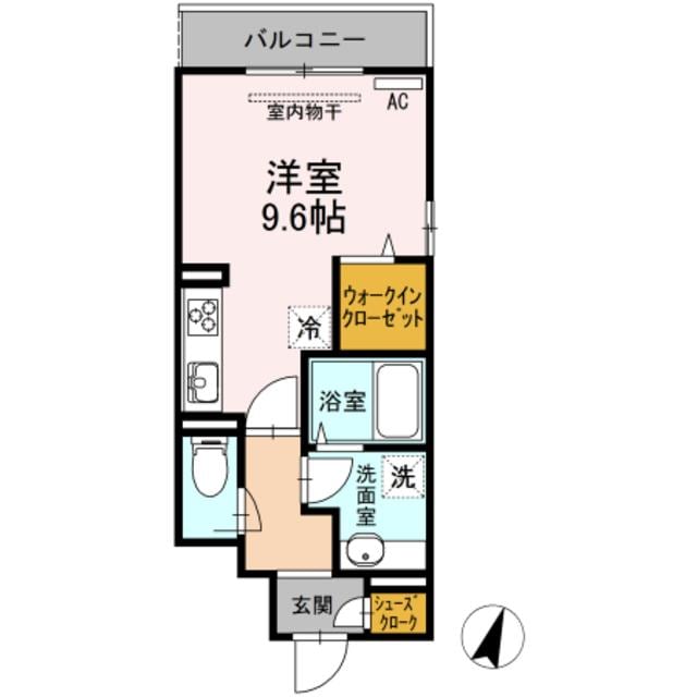 アルト参番館の物件間取画像