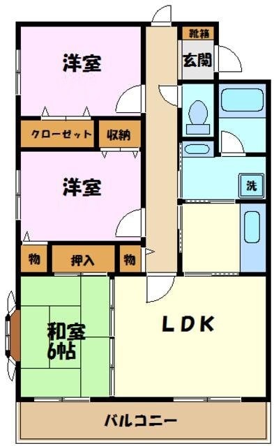 ブールヴァル溝の口の物件間取画像