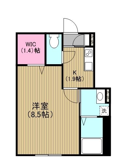 タウンコート武蔵小杉の物件間取画像