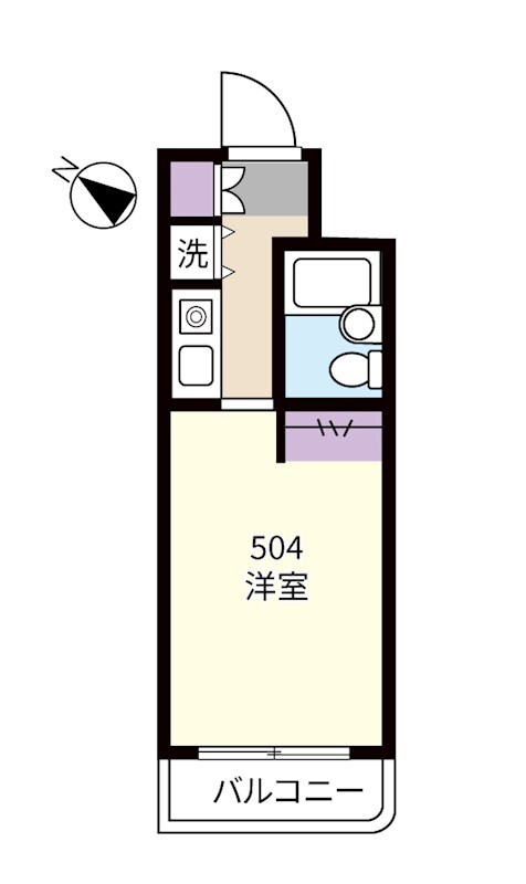 ホーユウコンフォルト新川崎の物件間取画像