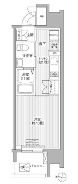 セントラーレ新城の物件間取画像