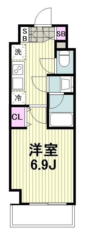 レガリス溝の口の物件間取画像