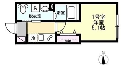 ポラーレ武蔵小杉の物件間取画像