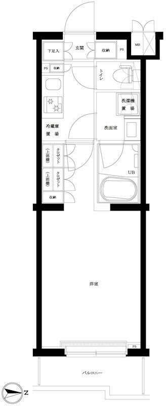 ルーブル武蔵新城参番館の物件間取画像