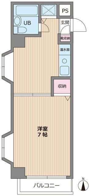 サニーハイツの物件間取画像