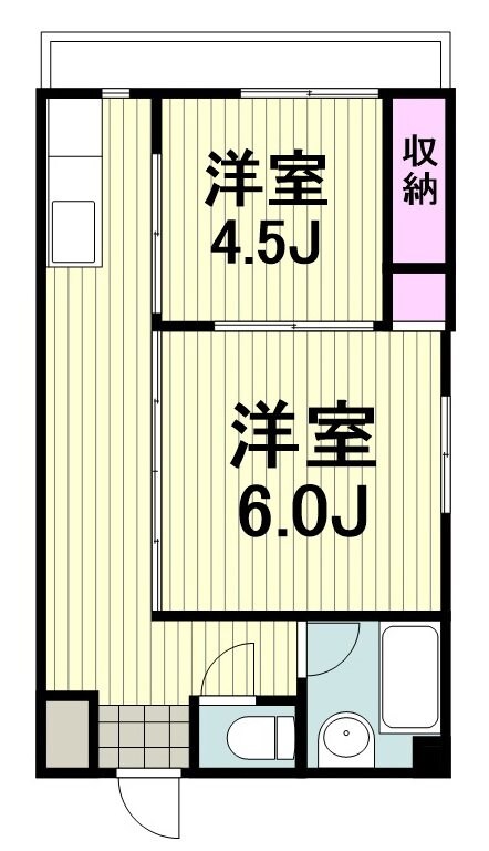 シャンブルドット元住吉の物件間取画像