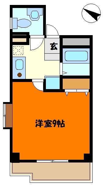 アビタシオン元住Iの物件間取画像