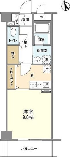 アスティオン高田の物件間取画像