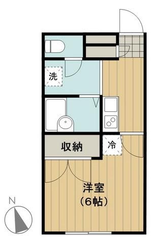 アンプルール ブワ 武蔵中原の物件間取画像