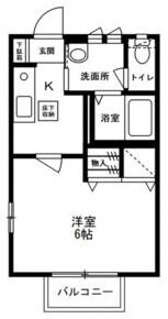 エクセレンス大倉山の物件間取画像