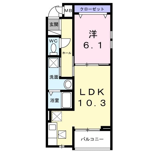 グリーン　フィールド　松見町の物件間取画像