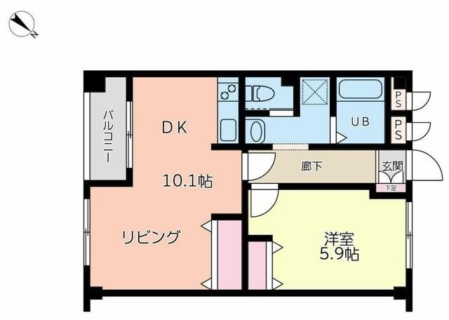 アーバンライフ新横浜第２の物件間取画像