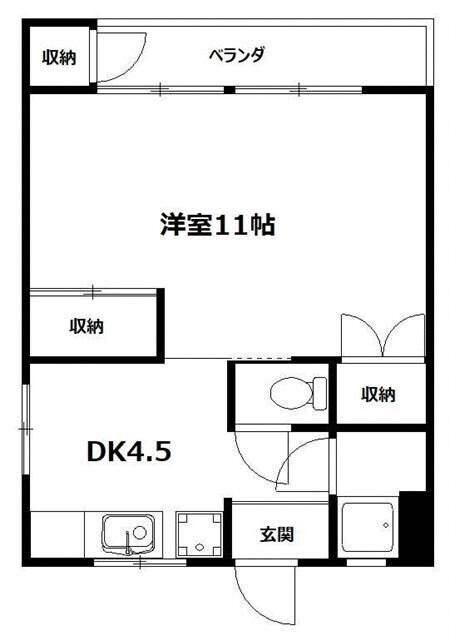 あかつきマンションの物件間取画像