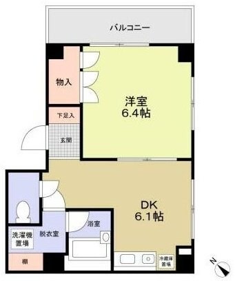 エスタシオン生麦の物件間取画像