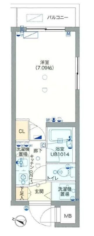 GROWS横浜妙蓮寺の物件間取画像