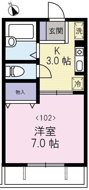 セリシエール日吉の物件間取画像