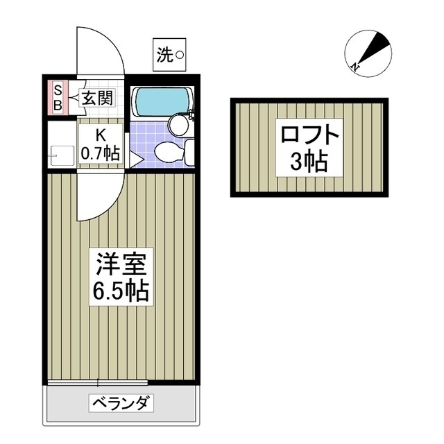 ホワイトヒル白楽の物件間取画像