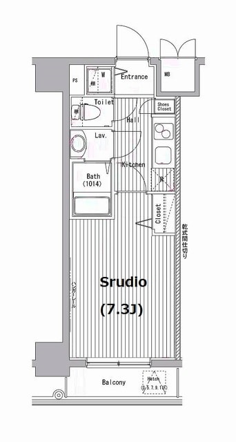 グランド・ガーラ新横浜Ｓｏｕｔｈの物件間取画像