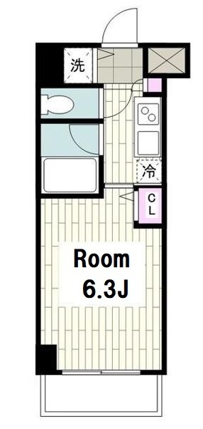 フェニックス新横濱エオールの物件間取画像